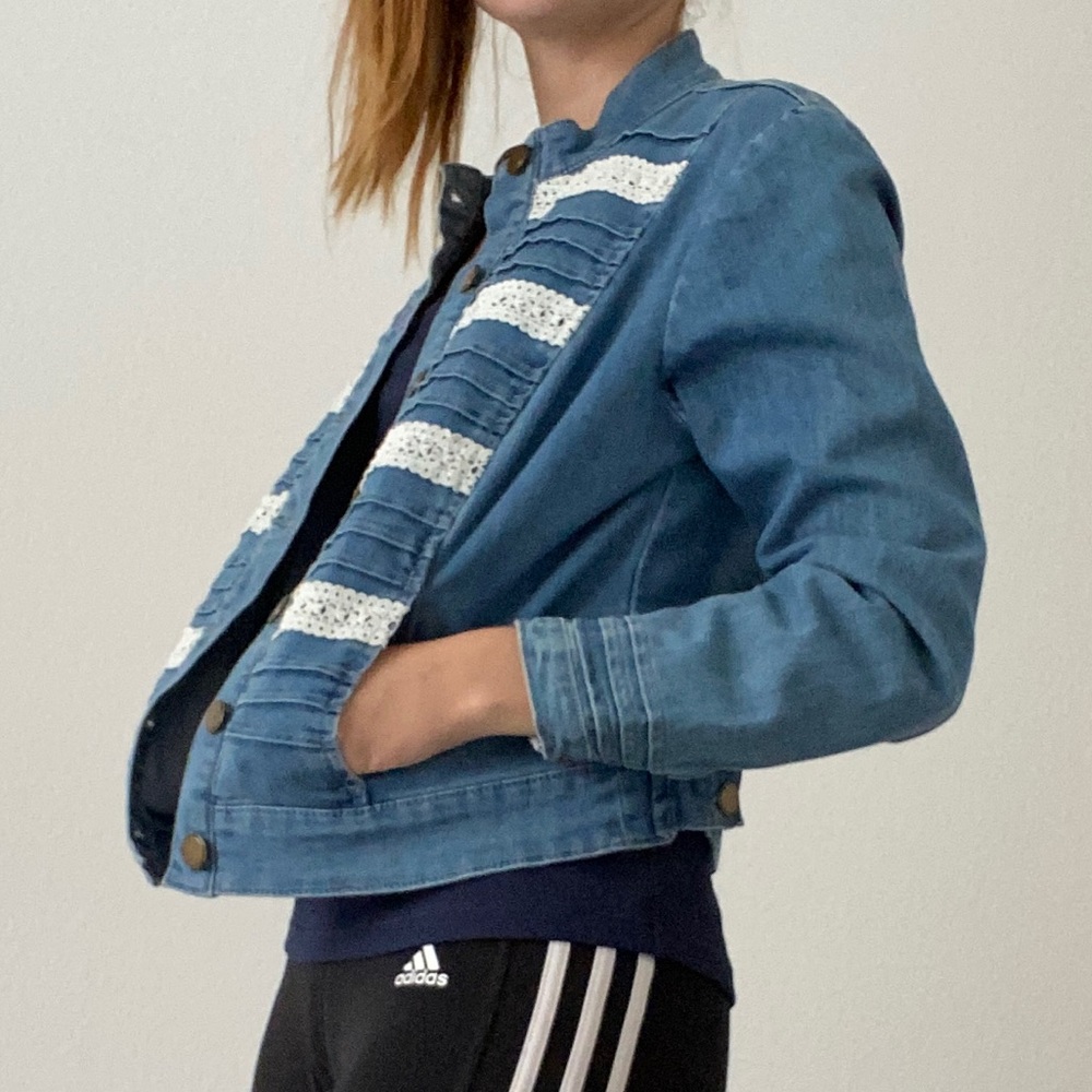 Lace Jean Jacket